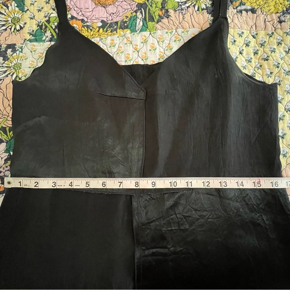ZARA BLACK SATIN ACETATE MIDIDRESS - Picture 7 of 13